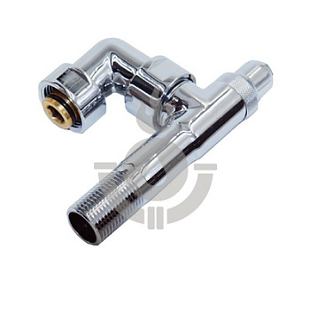 Кран угловой TIM F3/4" x M1/2", хром [1/20]