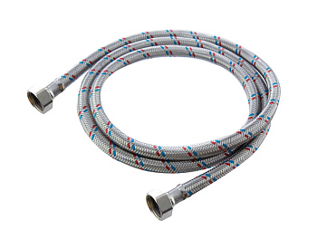 Подводка для воды AQUATTRO 1/2" г/г (FF1/2"), сталь